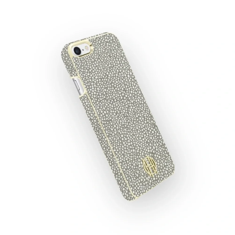 new House of Harlow 1960 ☏ Snap iPhone 6 / 7 / 8 Case ☏ Gold Printed Polka Dots